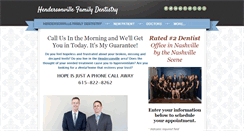 Desktop Screenshot of hendersonvillefamilydentistry.com