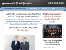 Tablet Screenshot of hendersonvillefamilydentistry.com